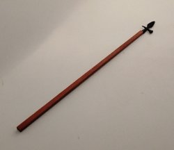 Miniture Dollhouse 1/12th Halberd Medieval Spear