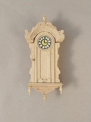 Miniature Dollhouse 1/12 Scale Vintage Grandmothers Clock