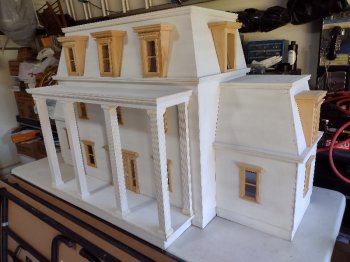 Miniature Dollhouse 1/12th Scale Federal Mansion