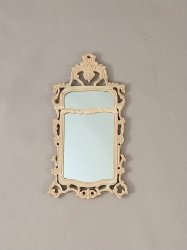 Miniature Dollhouse 1/12th Scale Vintage Hunt Mirro