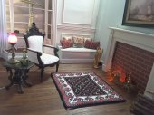 Miniature Dollhouse 1/12th Scale Indian Petite Point Rug